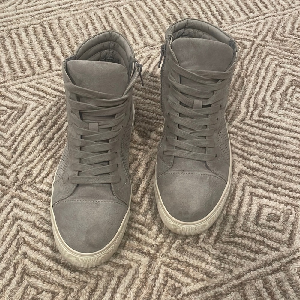 Steve Madden Demmie High Top Side Zip Fashion Sneakers. Size 7.5